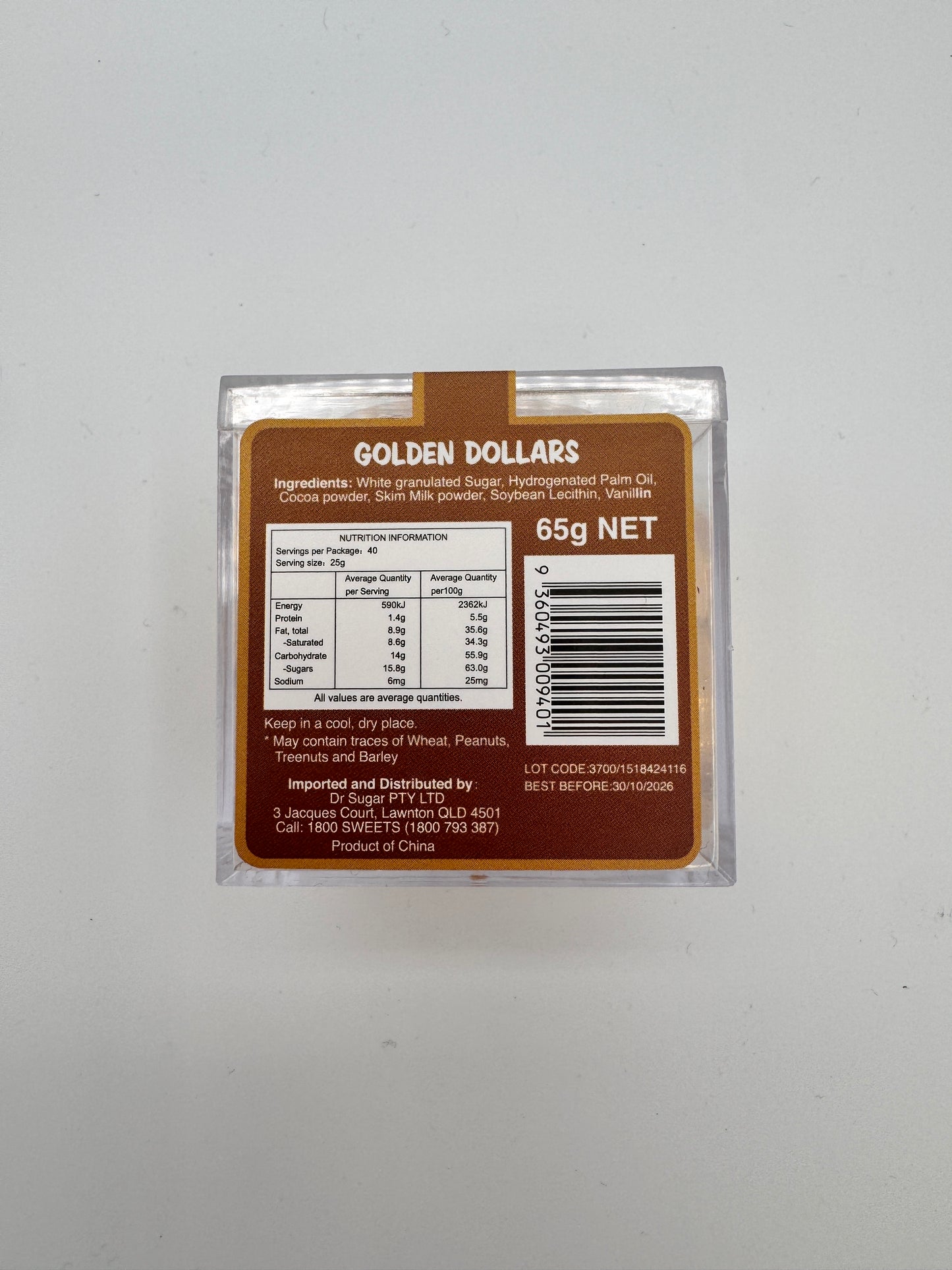 65g COIN CHOCOLATE-BOX
