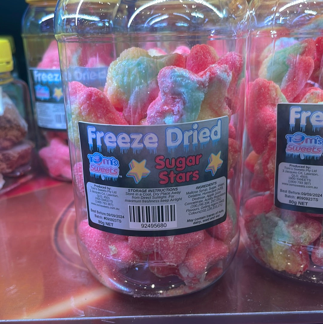 Tom’s Freeze dried - Sugared Stars