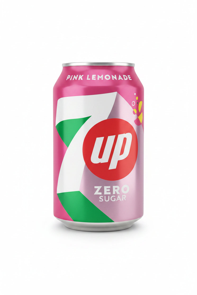 7UP Pink Lemonade Zero Sugar 330ml