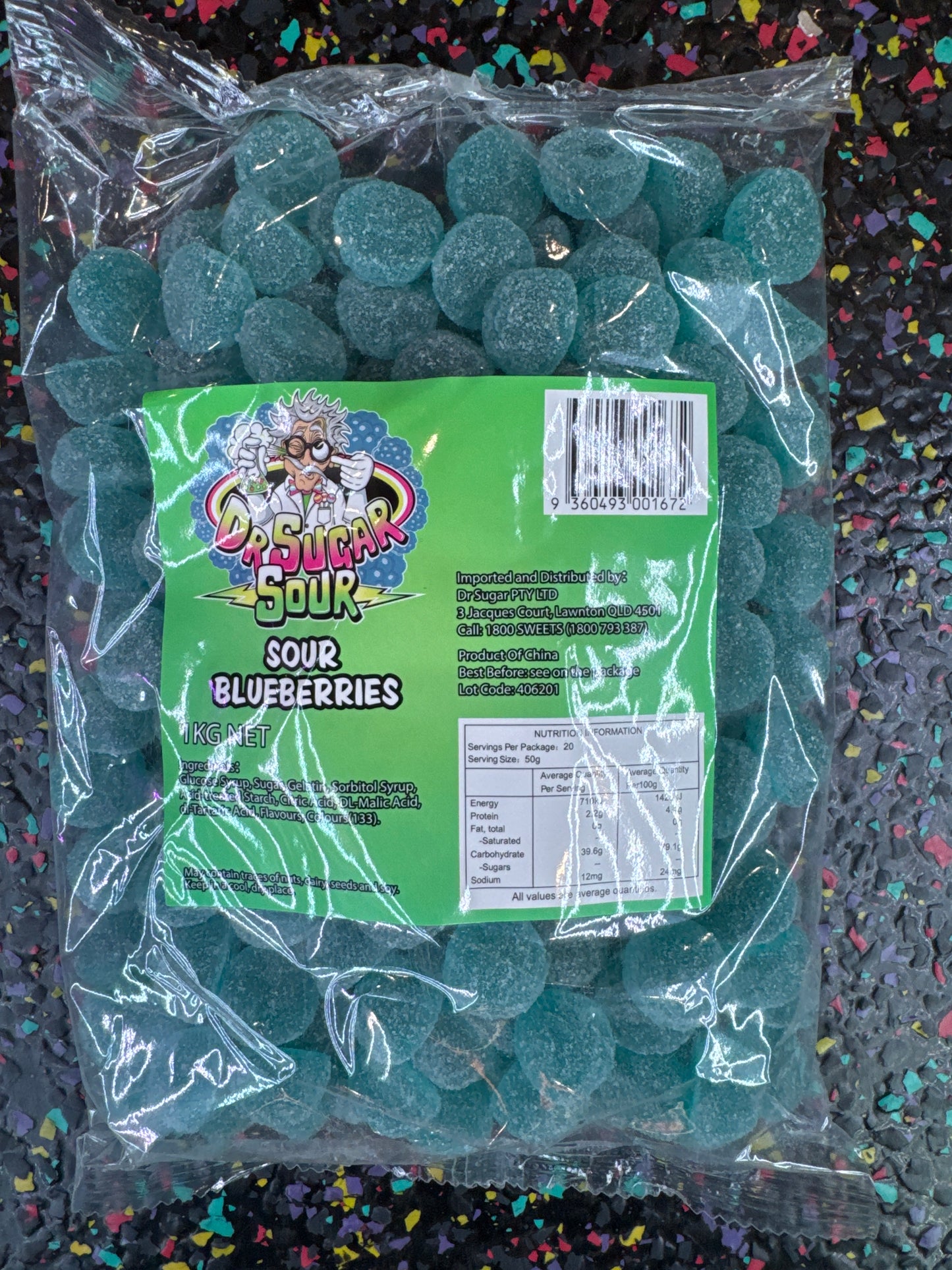 Dr. Sugar Sour Blueberry 1k