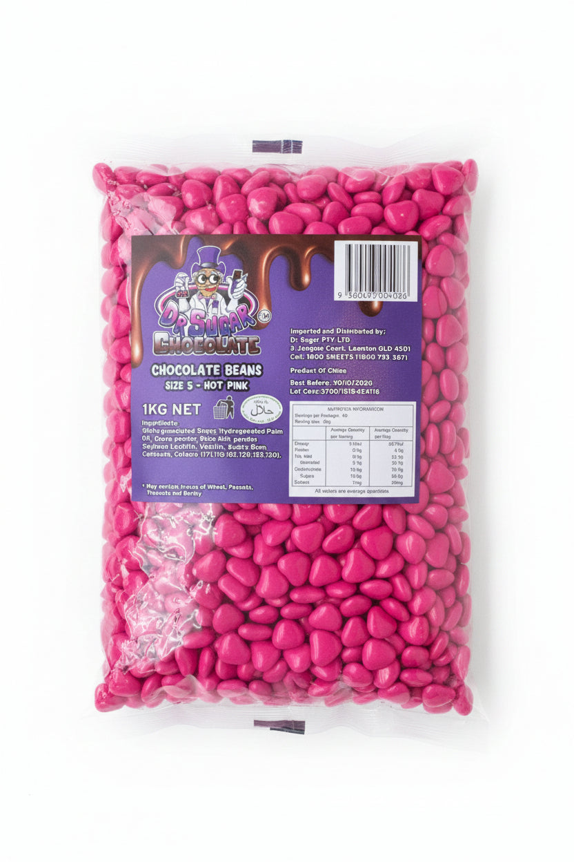 Dr Sugar Hot Pink Chocolate Heart 1kg