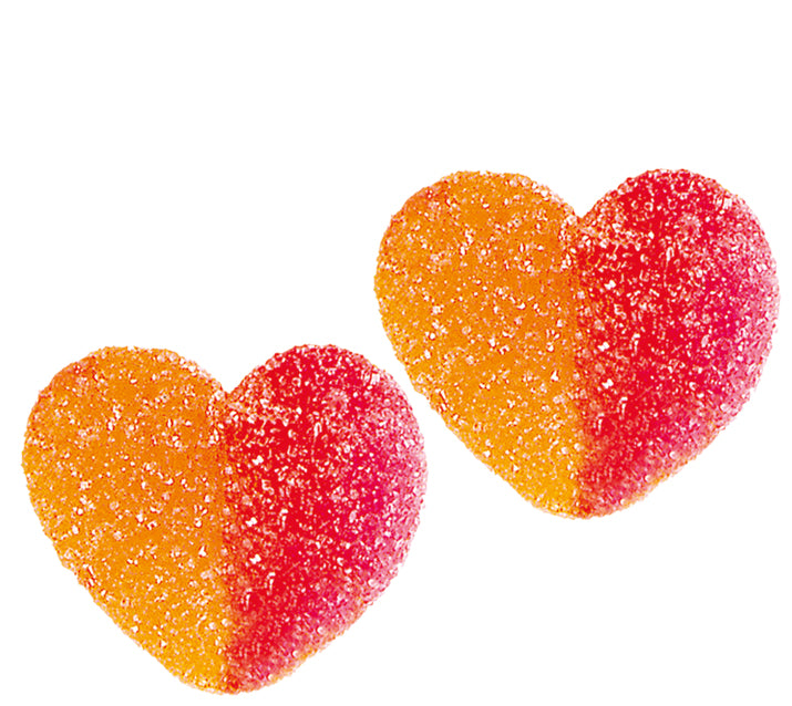 Vidal Peach Hearts 1Kg