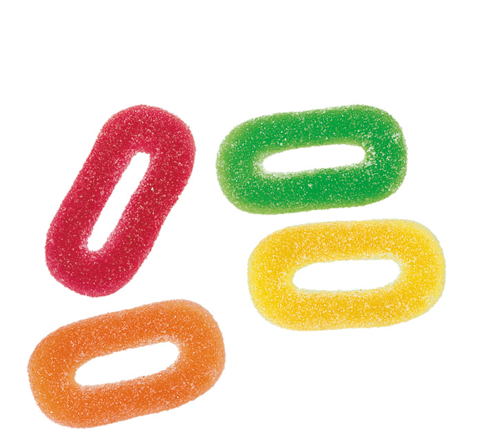 Vidal Assorted Rings 1Kg - Tom's Confectionery Warehouse