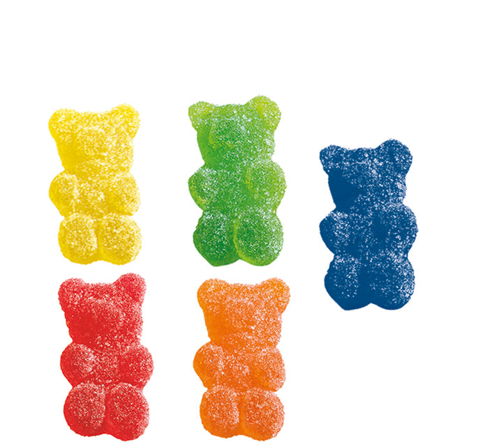 Vidal Mini Sugared Bears 1Kg - Tom's Confectionery Warehouse