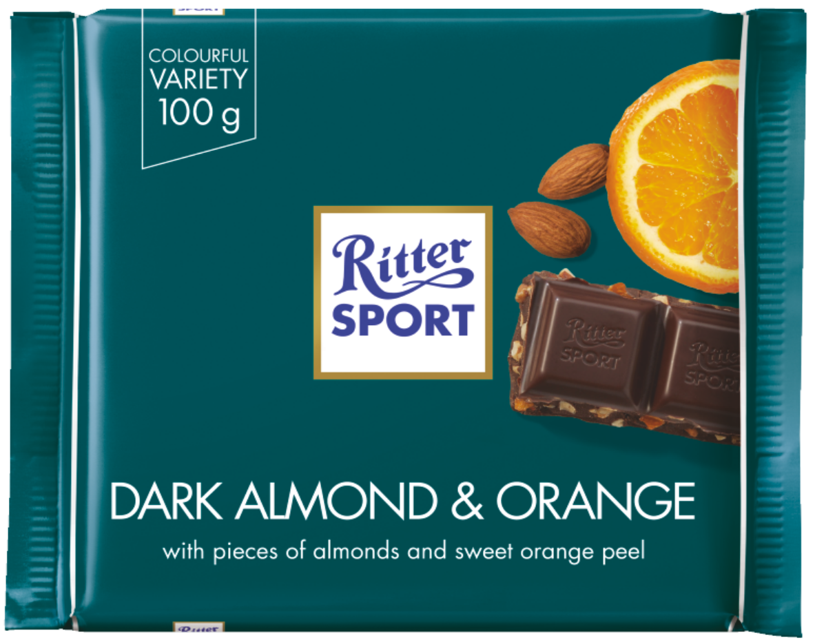 Ritter Sport Dark Almond & Orange