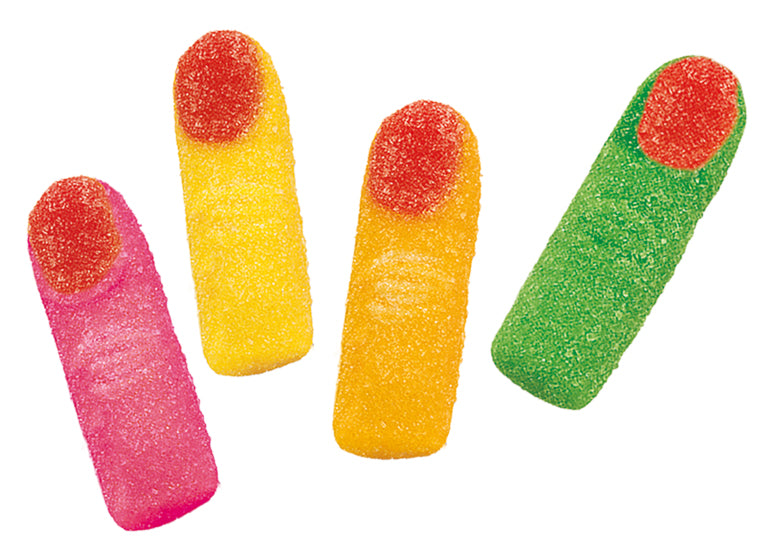 Vidal Sour Fingers 1Kg - Tom's Confectionery Warehouse