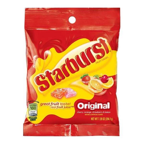 Starburst Fruit Chews 204g