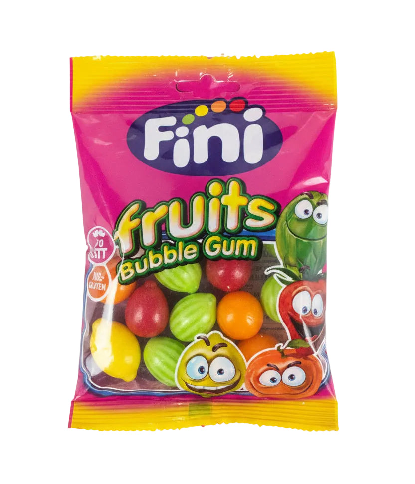 Swedish Fini Fruits Bubble Gum 75g