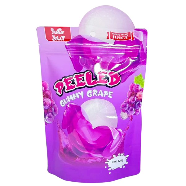 Juicy Jelly Peeled Gummy Grape 120g