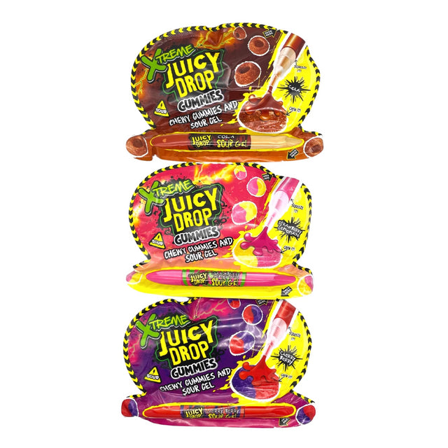 Xtreme Juicy Drop Gummies Sour Candy 57g