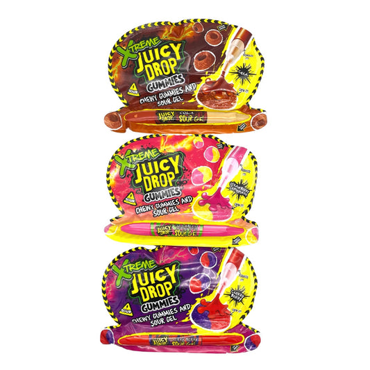 Xtreme Juicy Drop Gummies Sour Candy 57g