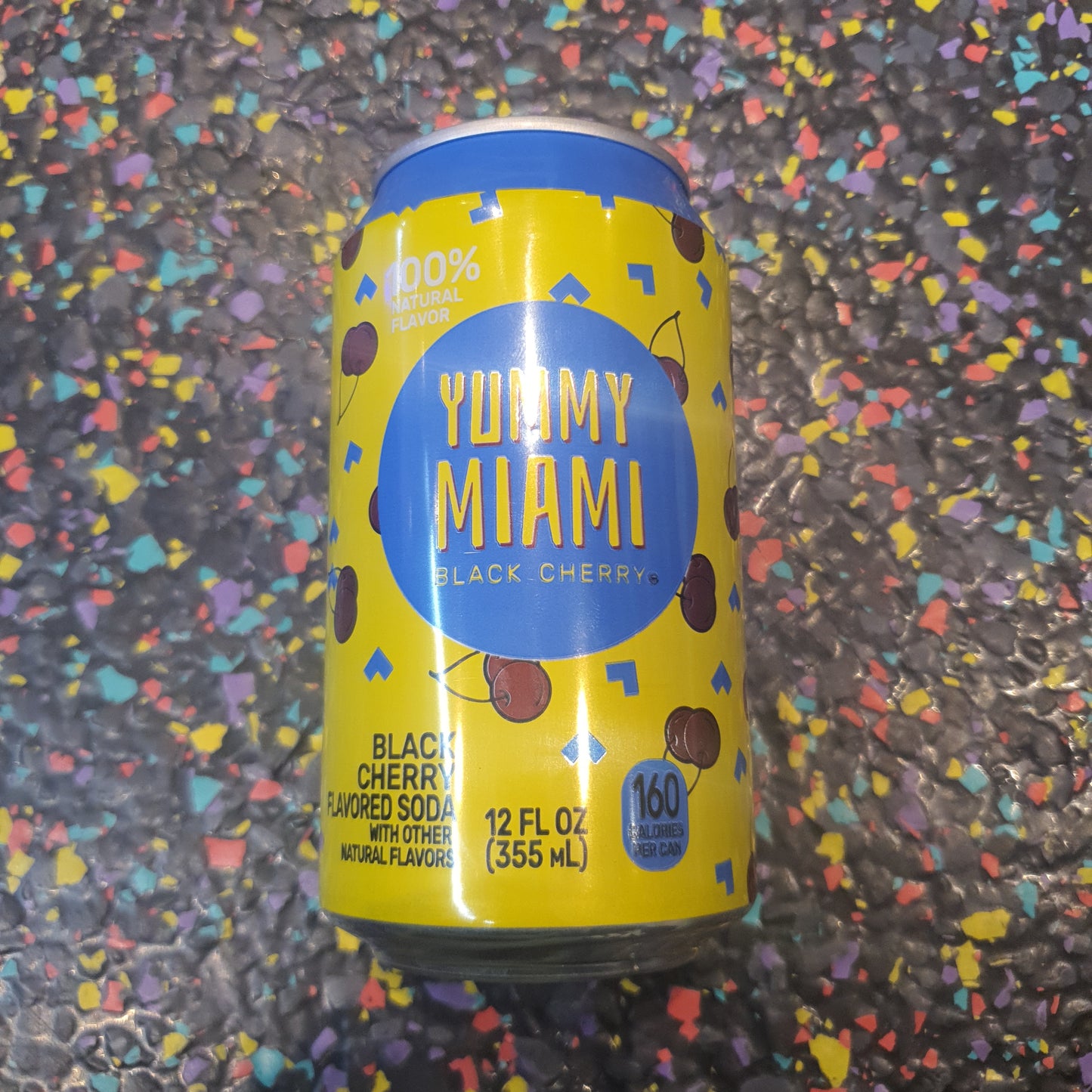 Yummy Miami Black Cherry 355ml - Tom's Confectionery Warehouse