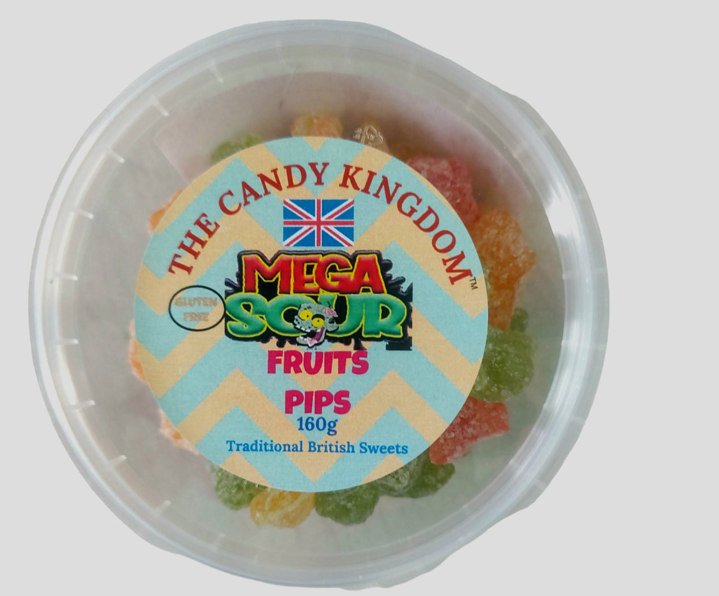 TCK Mega Sour FRUIT Pips 160g