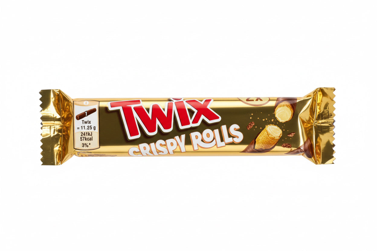 Twix Crispy Rolls 22.5g - Tom's Confectionery Warehouse