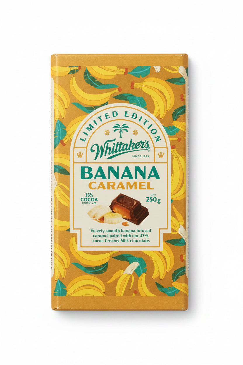 Whittakers Banana Caramel 250g