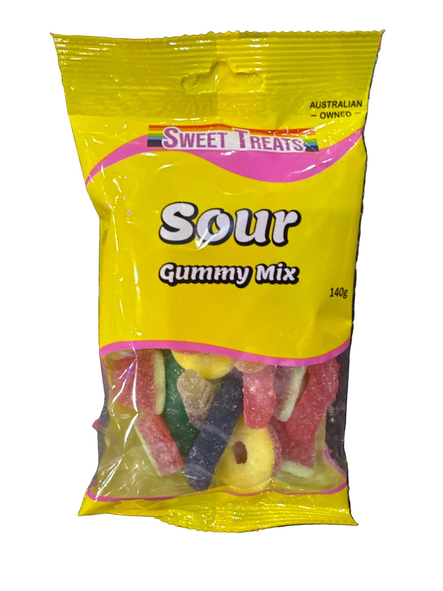 Sweet Treats Sour Gummy Mix 140g