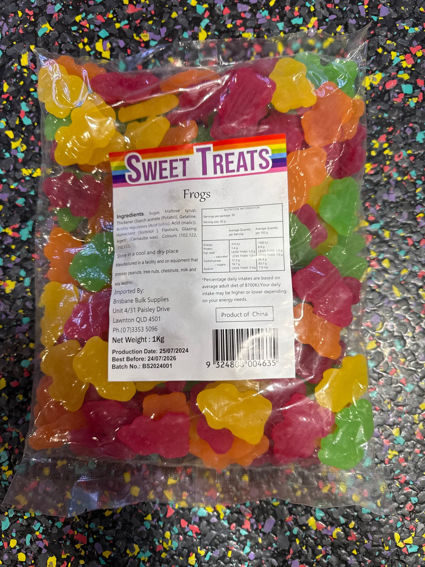 Sweet treats - Frogs 1kg