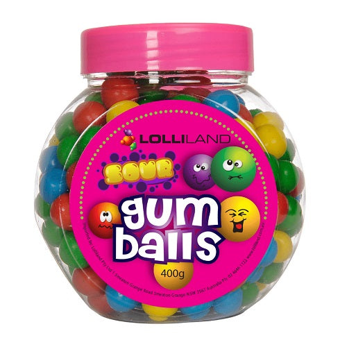 Lolliland Sour Gum Balls 400g