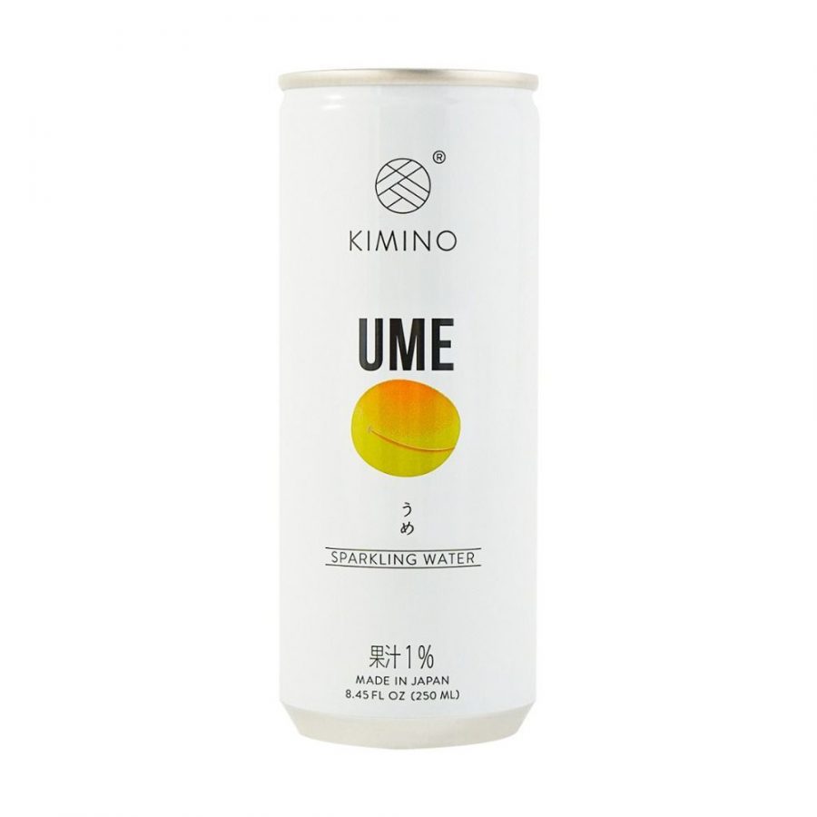 KIMINO Ume CAN Sparkling Water Mikan 350ml - Tom's Confectionery Warehouse