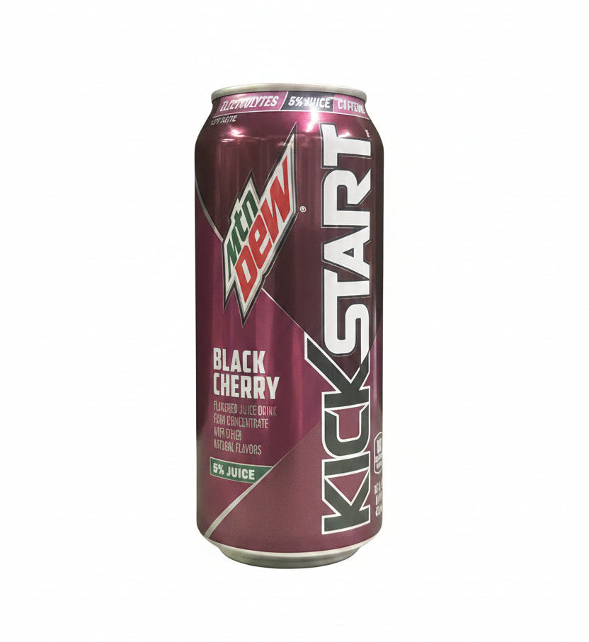 US Mtn Dew Kick Start Black Cherry 473ml