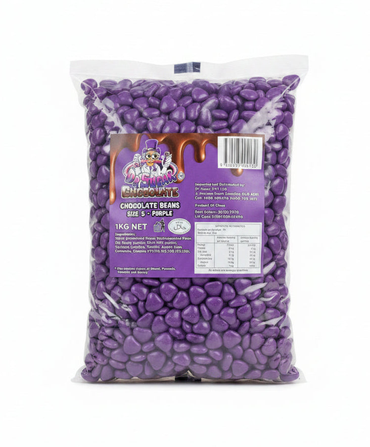 Dr Sugar Purple Chocolate Heart 1kg