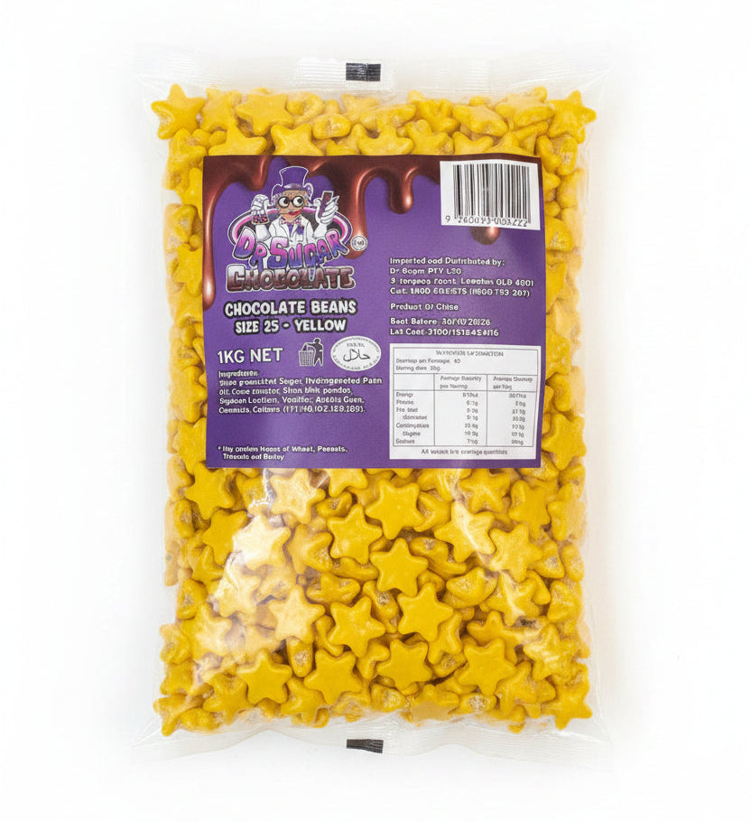Dr Sugar Yellow Chocolate Star 1kg