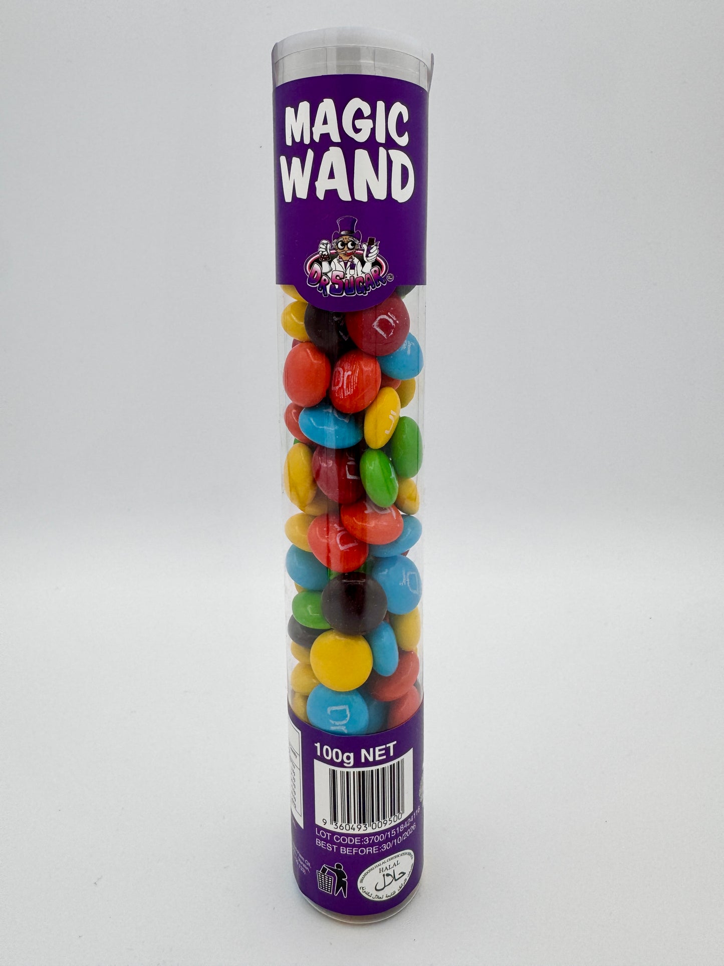 100g CHOCOLATE BEANS BUTTON-MAGIC WAND