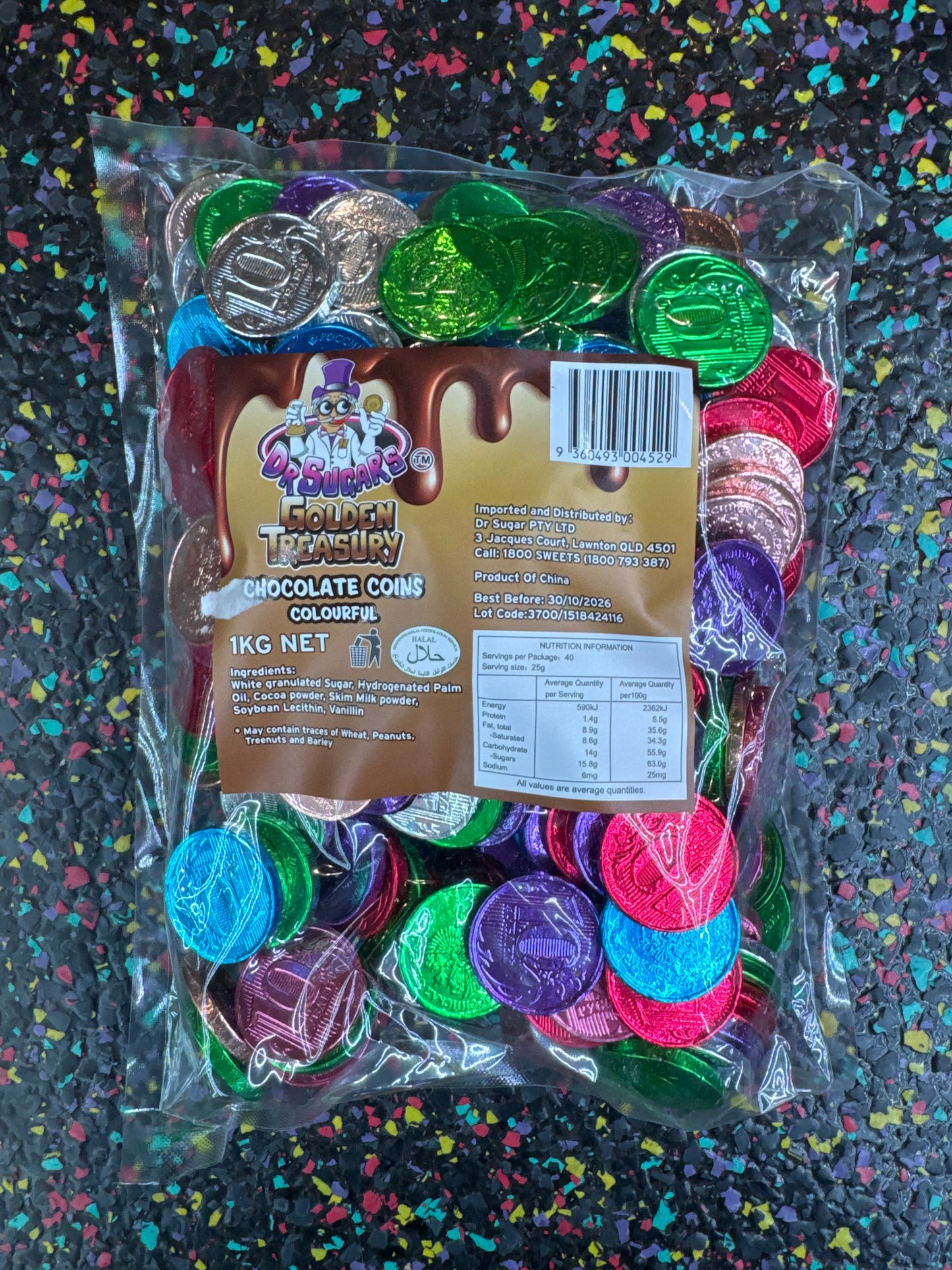 Dr Sugar - Mix Chocolate Coin 1kg