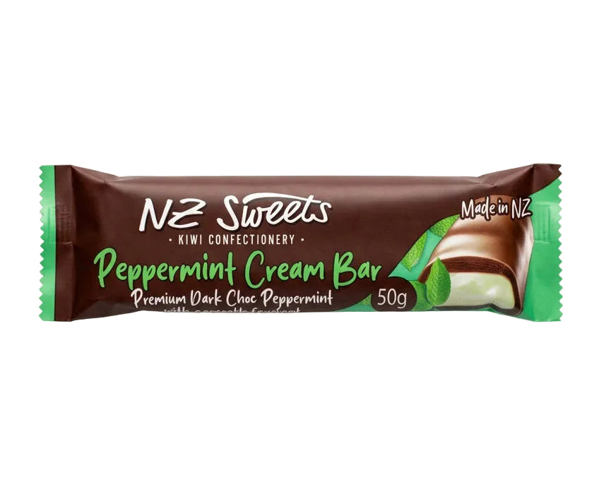 NZ Sweets Peppermint Cream Bar 50g