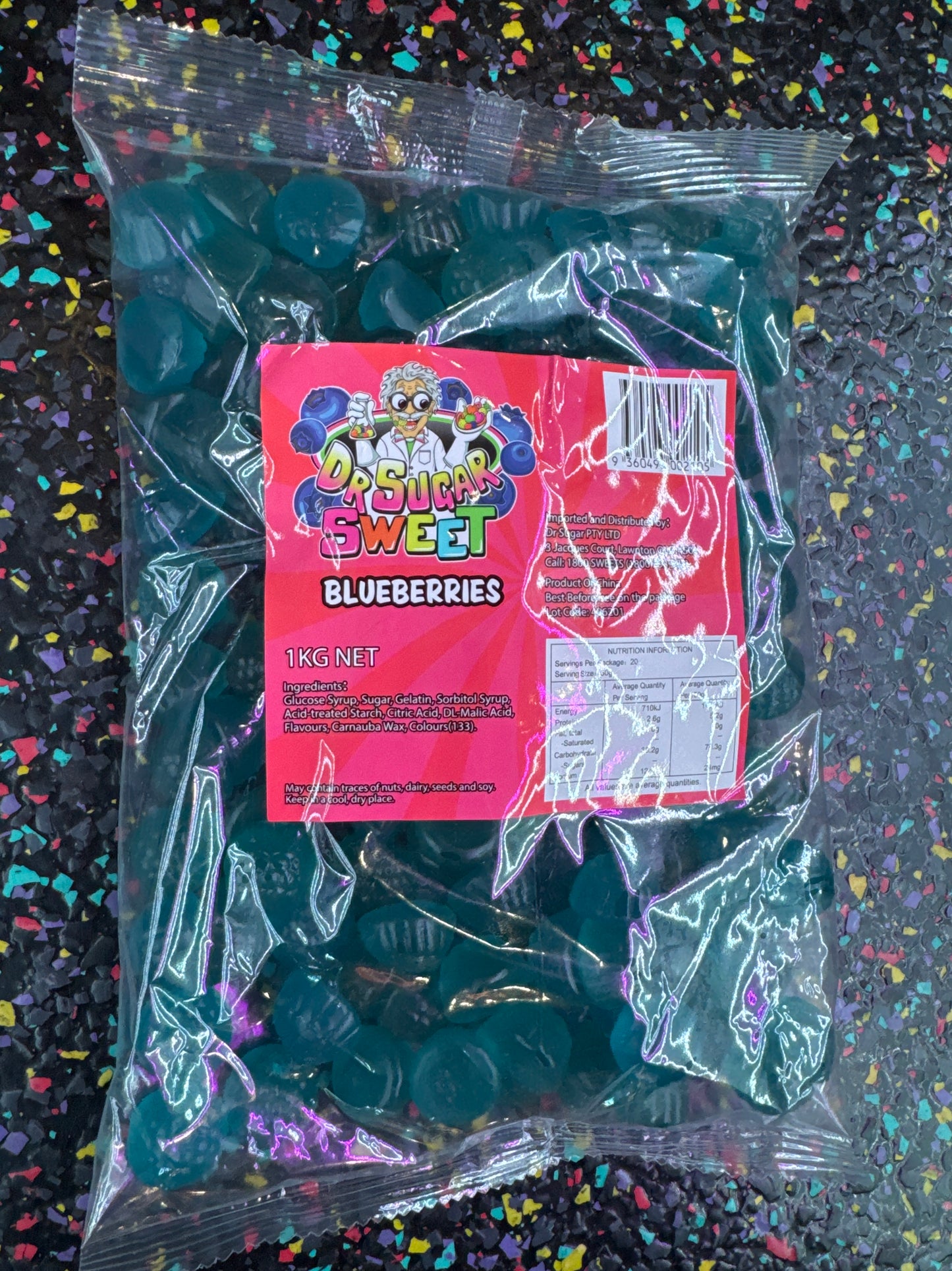 Dr. Sugar Gummy Blueberry 1kg