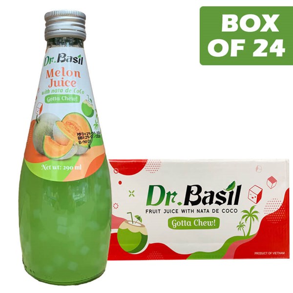 Dr Basil Nata De Coco Fruit Drink Melon 290ml
