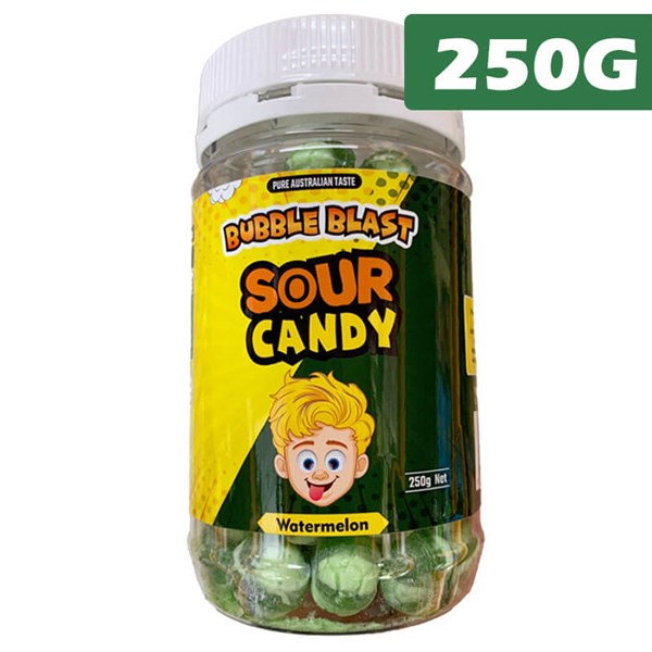 Bubble Blast Sour Watermelon 250g