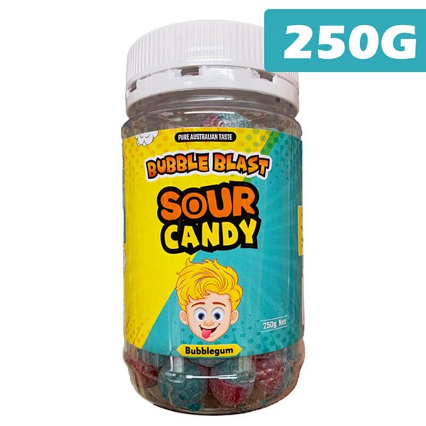 Bubble Blast Sour B/Gum 250g