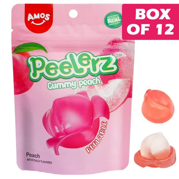 Amos Peel Gummy Peach 170g