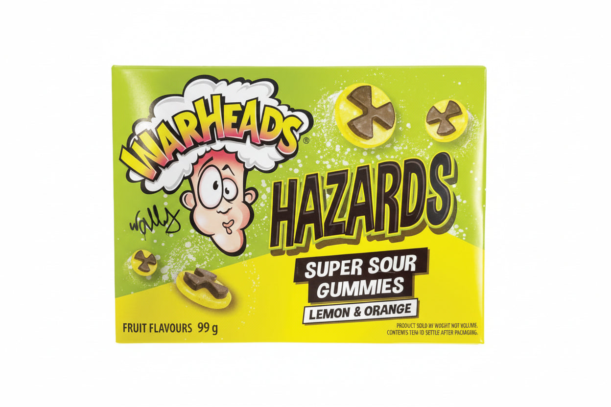 Warhead Sour Hazards 99g - Tom's Confectionery Warehouse