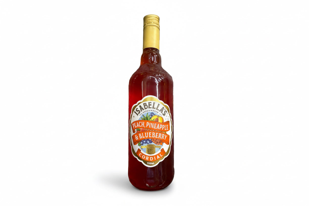 Isabella’s Cordial - Peach, Pineapple & Blueberry 700ml