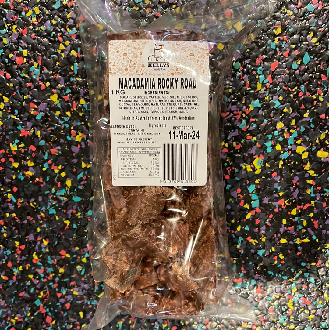 Kellys Macadamia Rocky Road 1kg