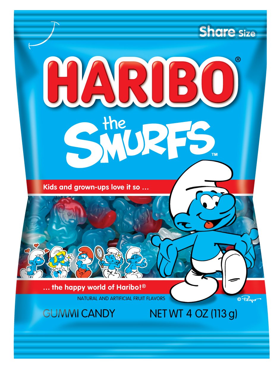 Haribo The Smurfs Bag - Tom's Confectionery Warehouse