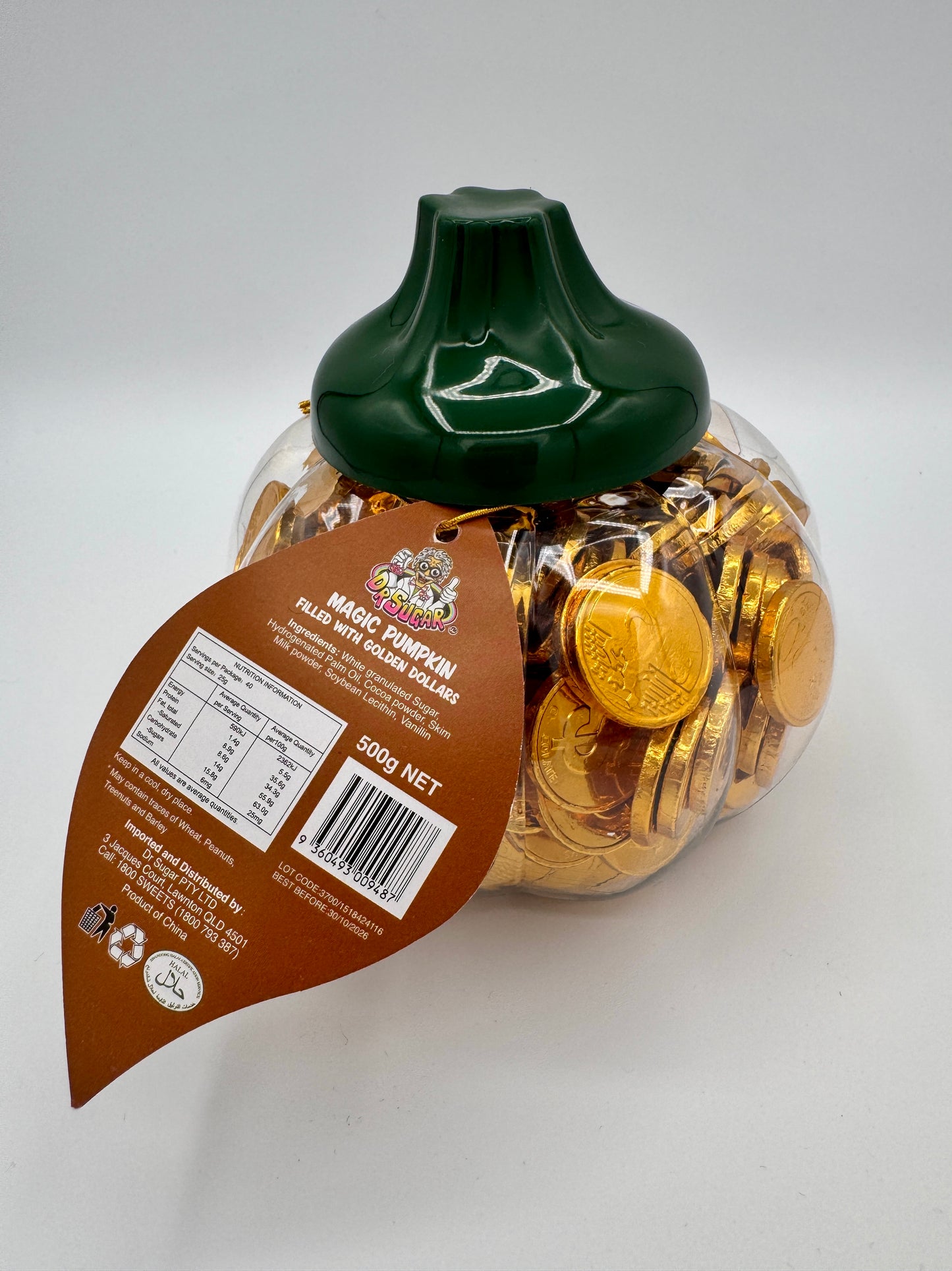 500g COIN CHOCOLATE-MAGIC PUMPKIN