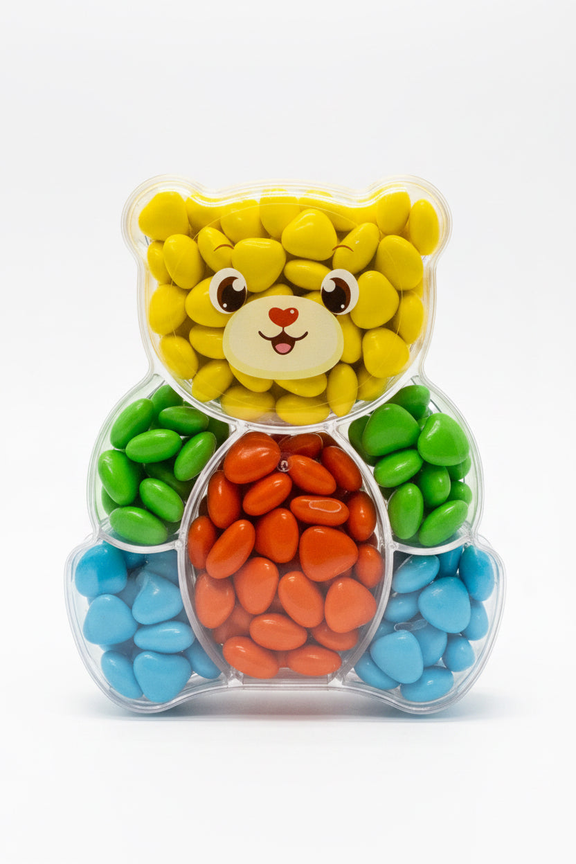 130g CHOCOLATE BEANS HEART-TEDDY BEAR