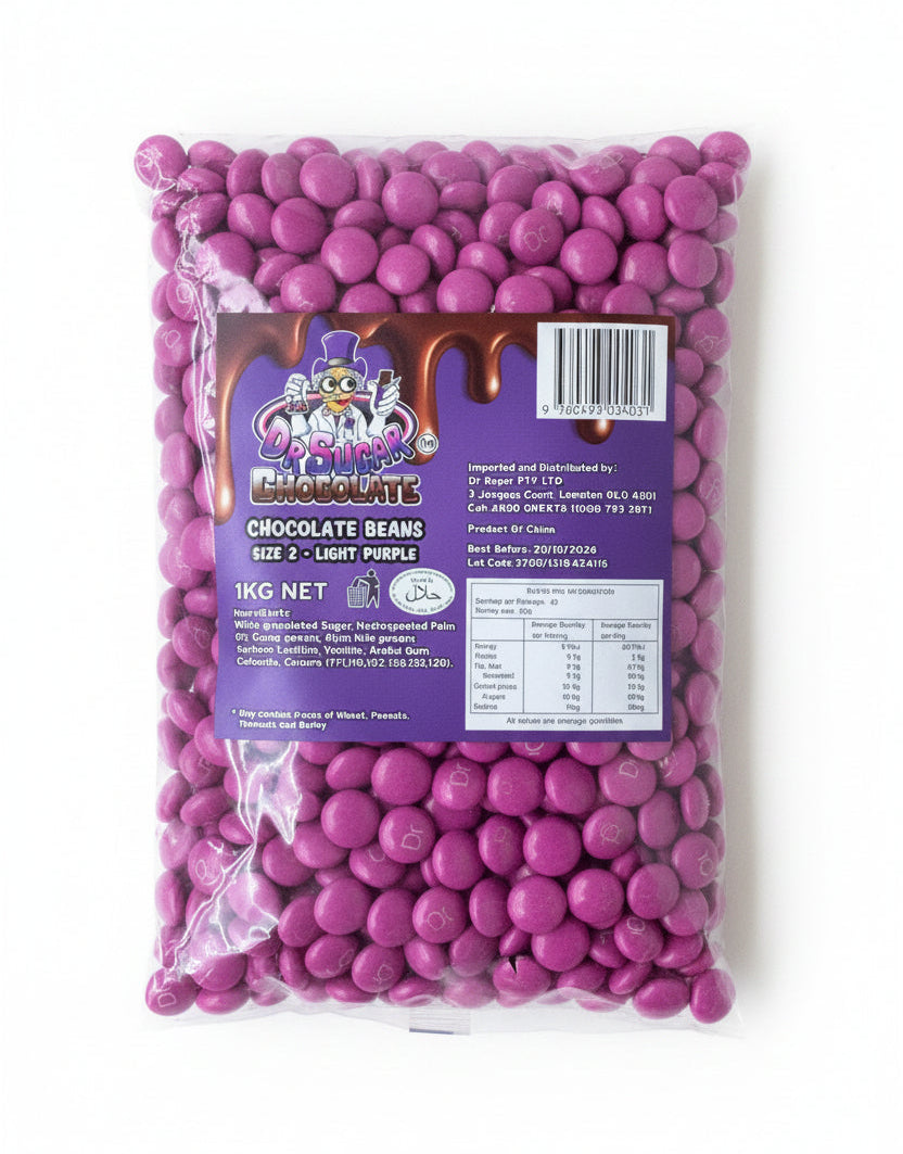 Dr Sugar Light Purple Chocolate Bean 1kg