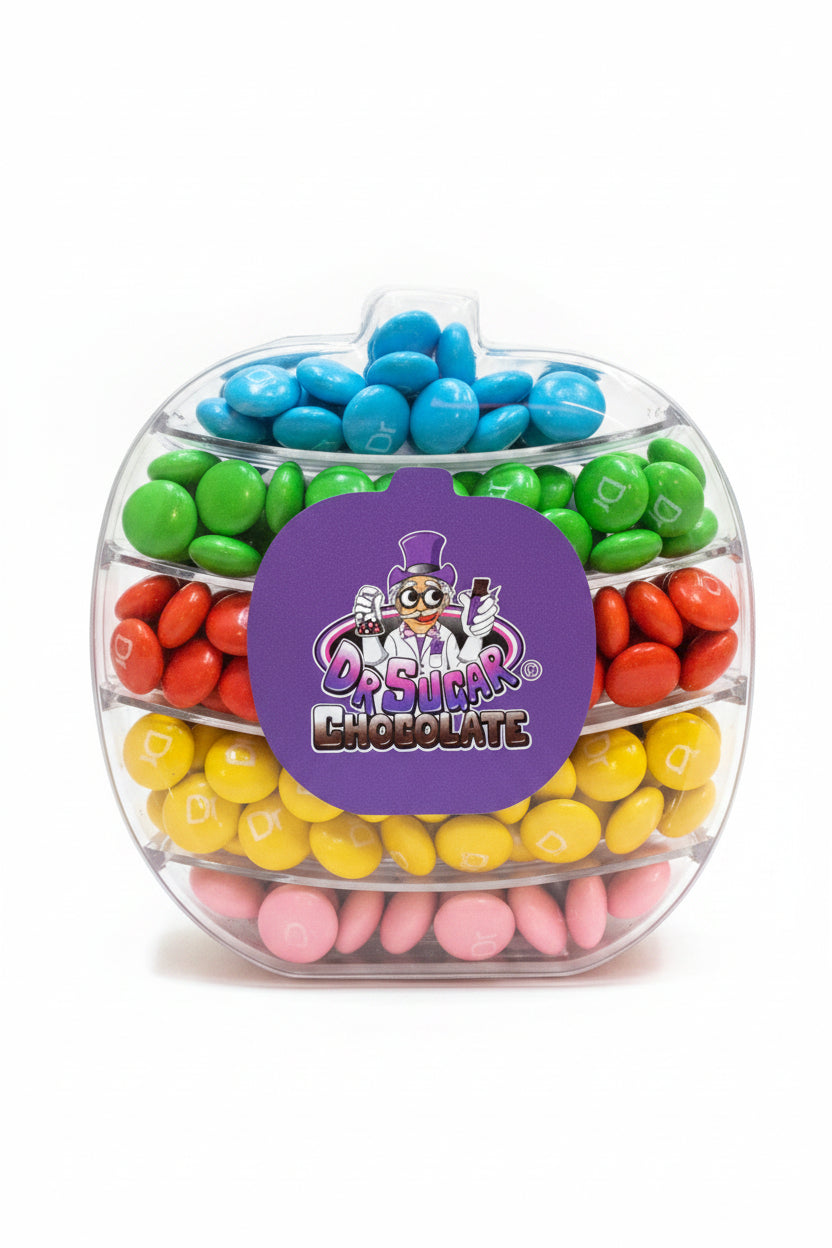 120g CHOCOLATE BEANS BUTTON-APPLE
