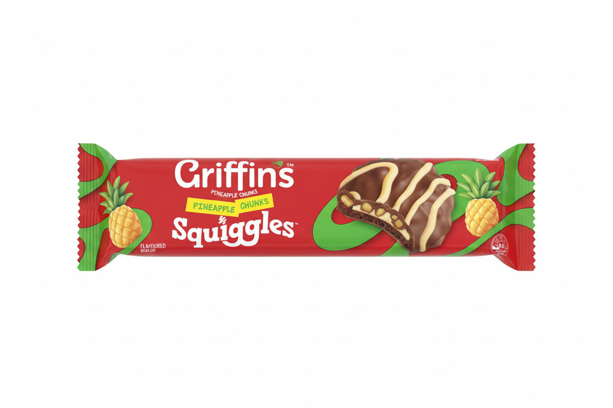 Squiggles Pineapple Chunk 195g