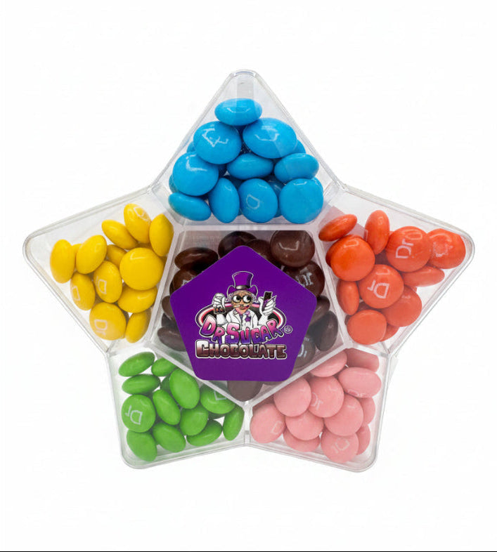 120g CHOCOLATE BEANS BUTTON-STAR