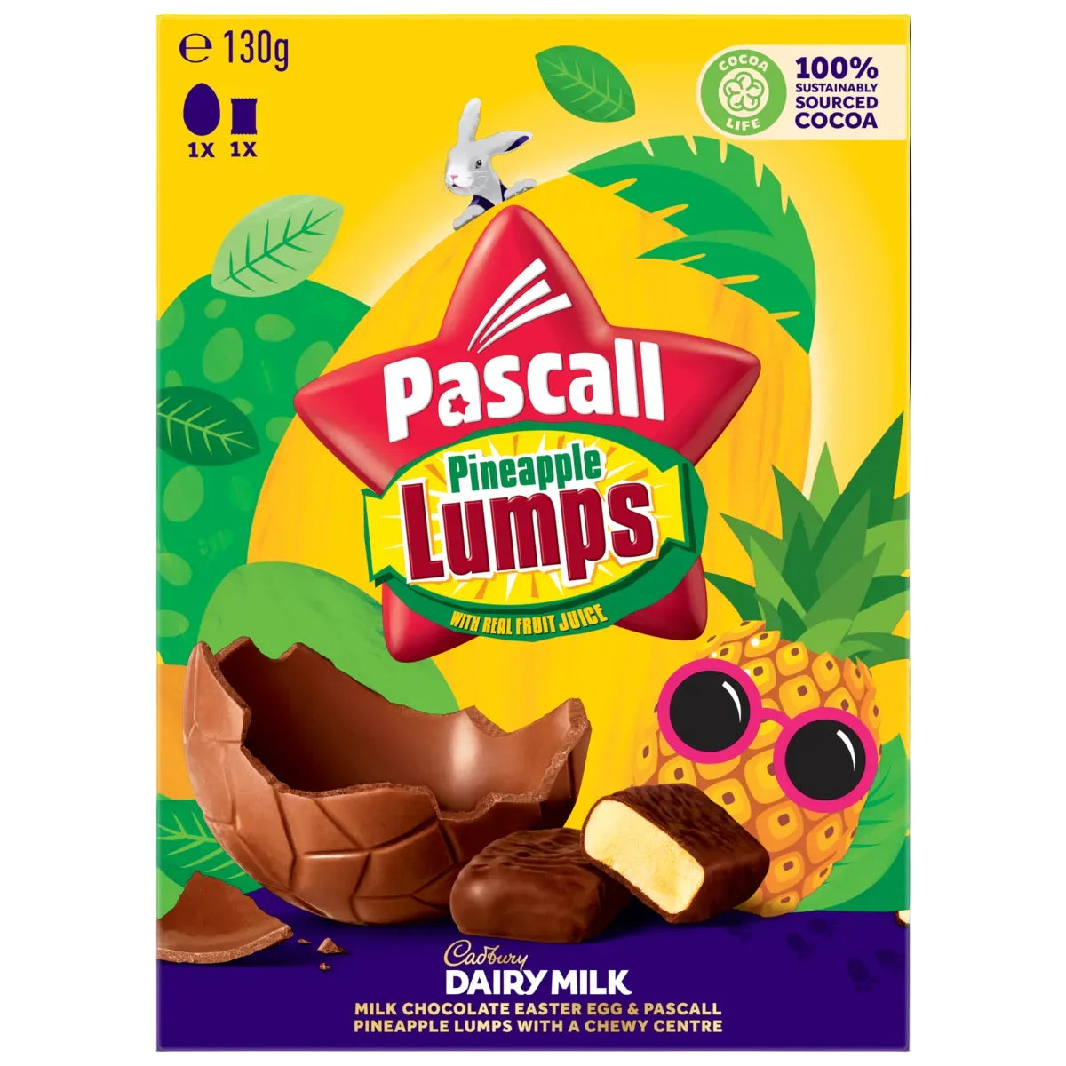Cadbury Easter Pineapple Lumps Gift Box 130g