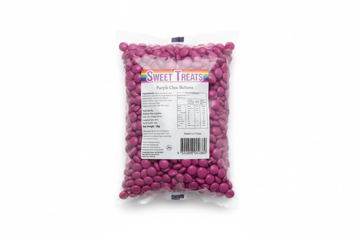 Sweet Treats Choc Buttons Purple