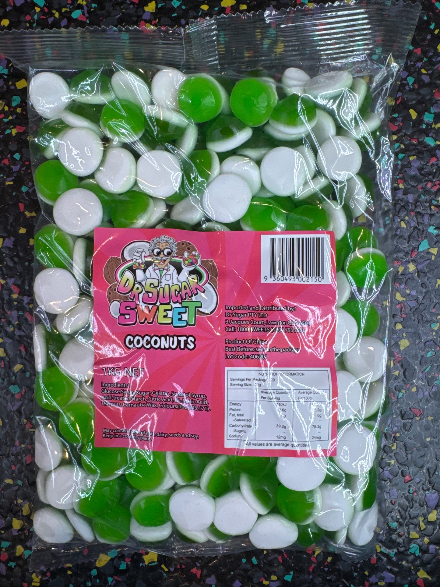 Dr. Sugar Gummy Coconut 1kg