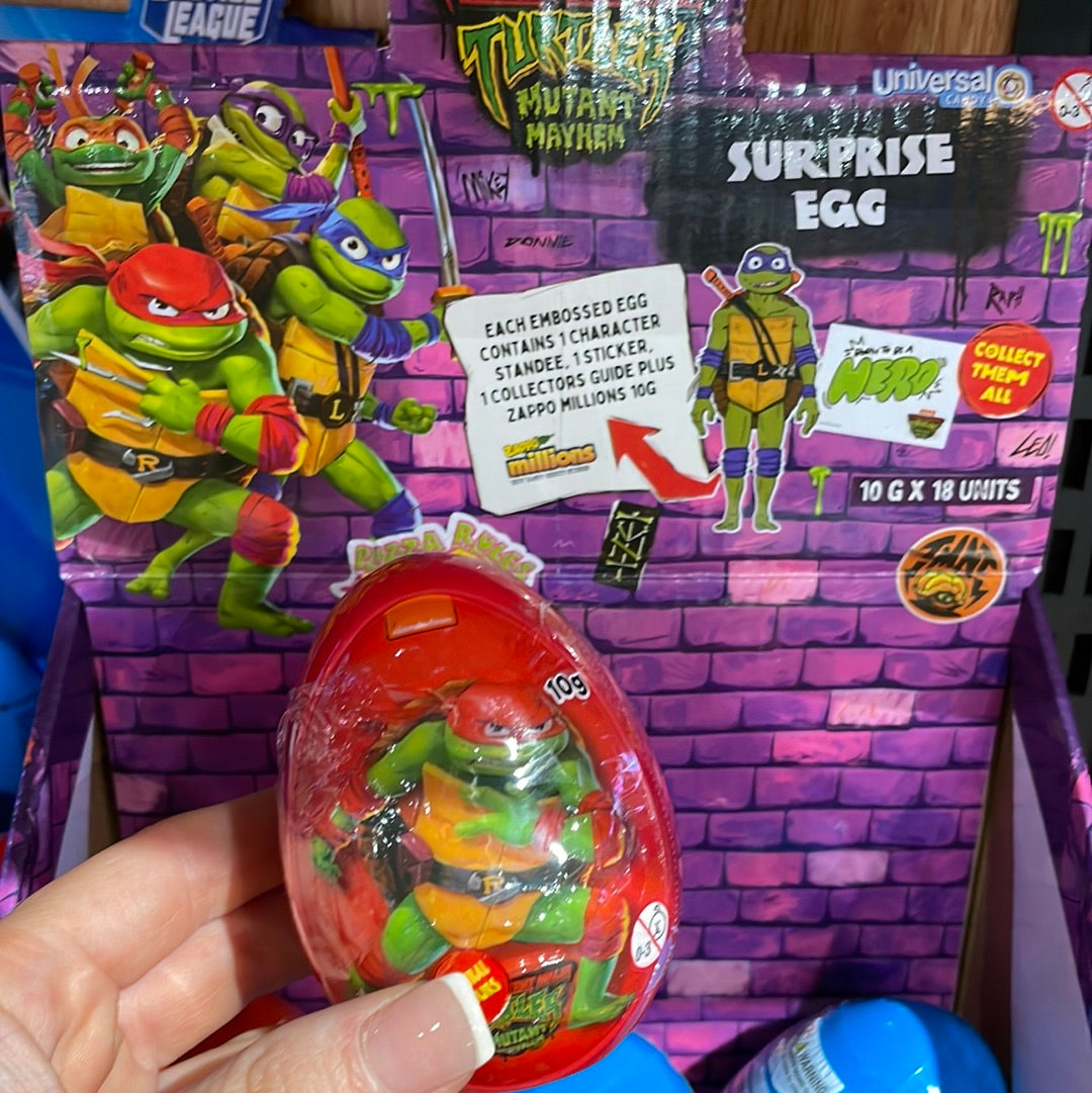 Teenage mutant ninja turtles suprise egg 10g