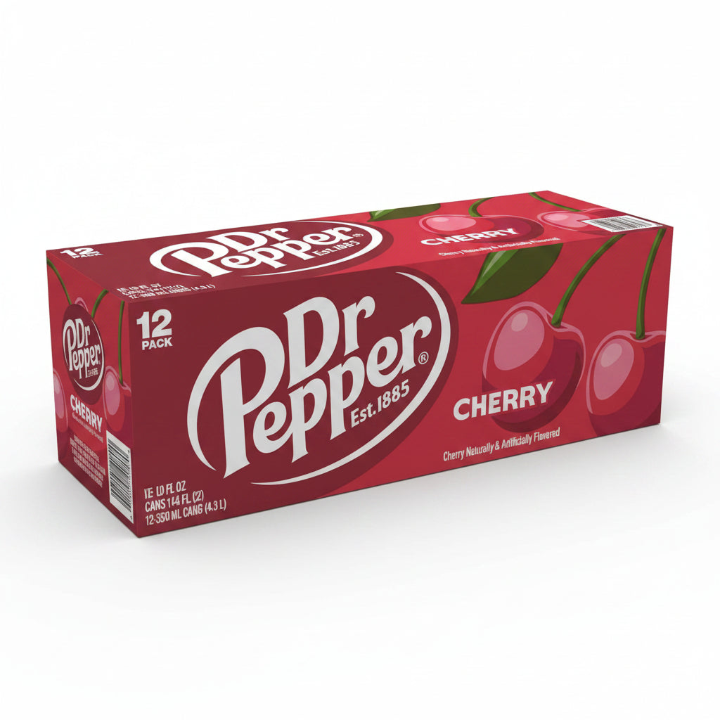 Dr Pepper Cherry 355ml - Tom's Confectionery Warehouse