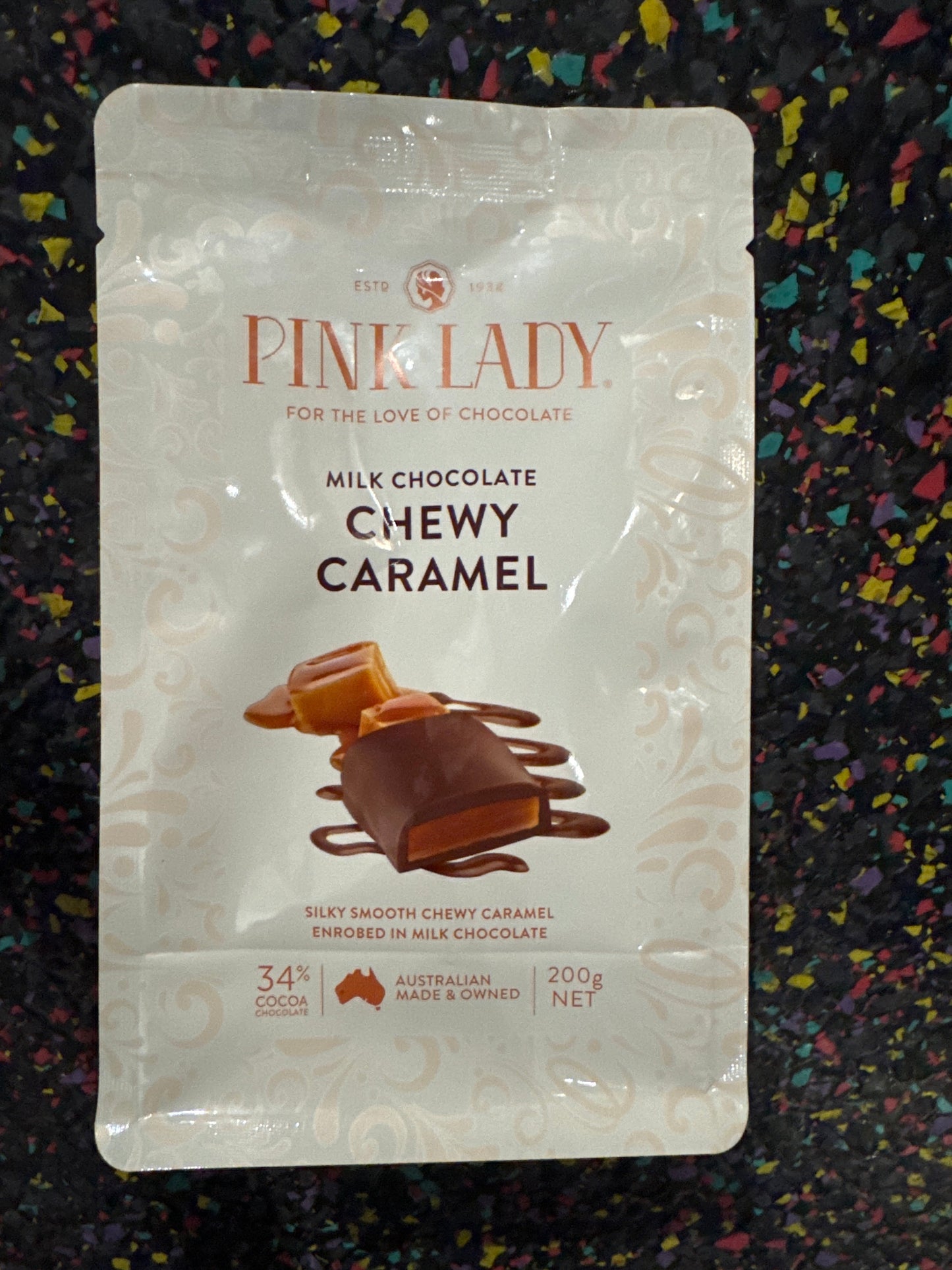 Pink lady Chewy Caramel Pouch 200g